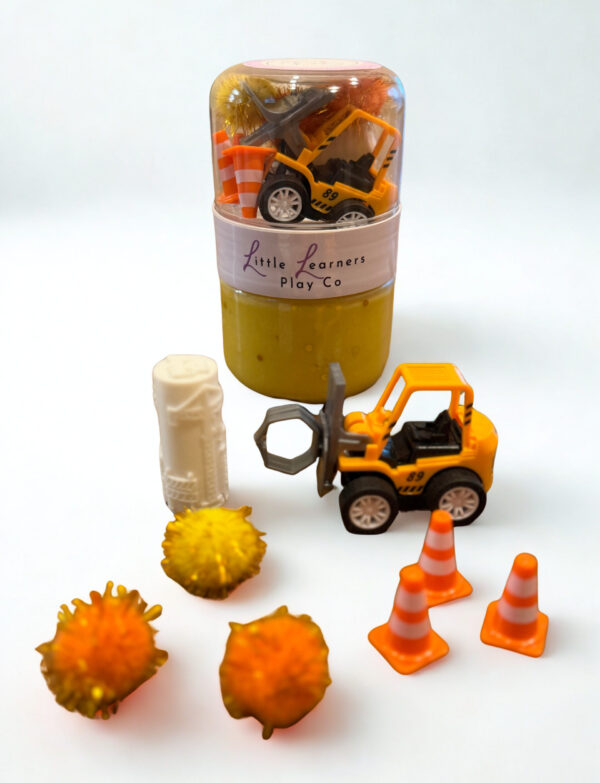 Construction Dough To-Go Jar