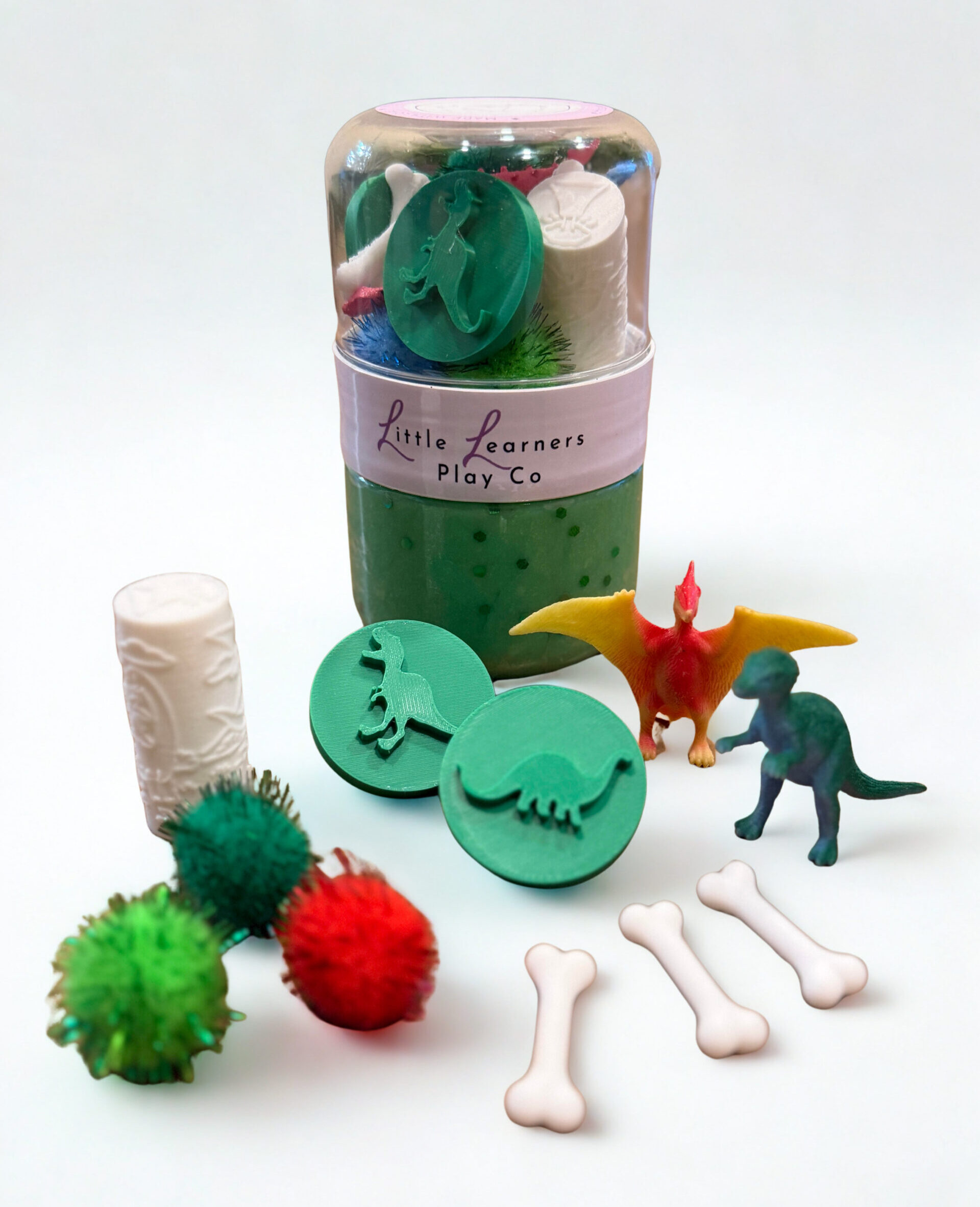 Dinosaur Dough To-Go Jar - Image 1