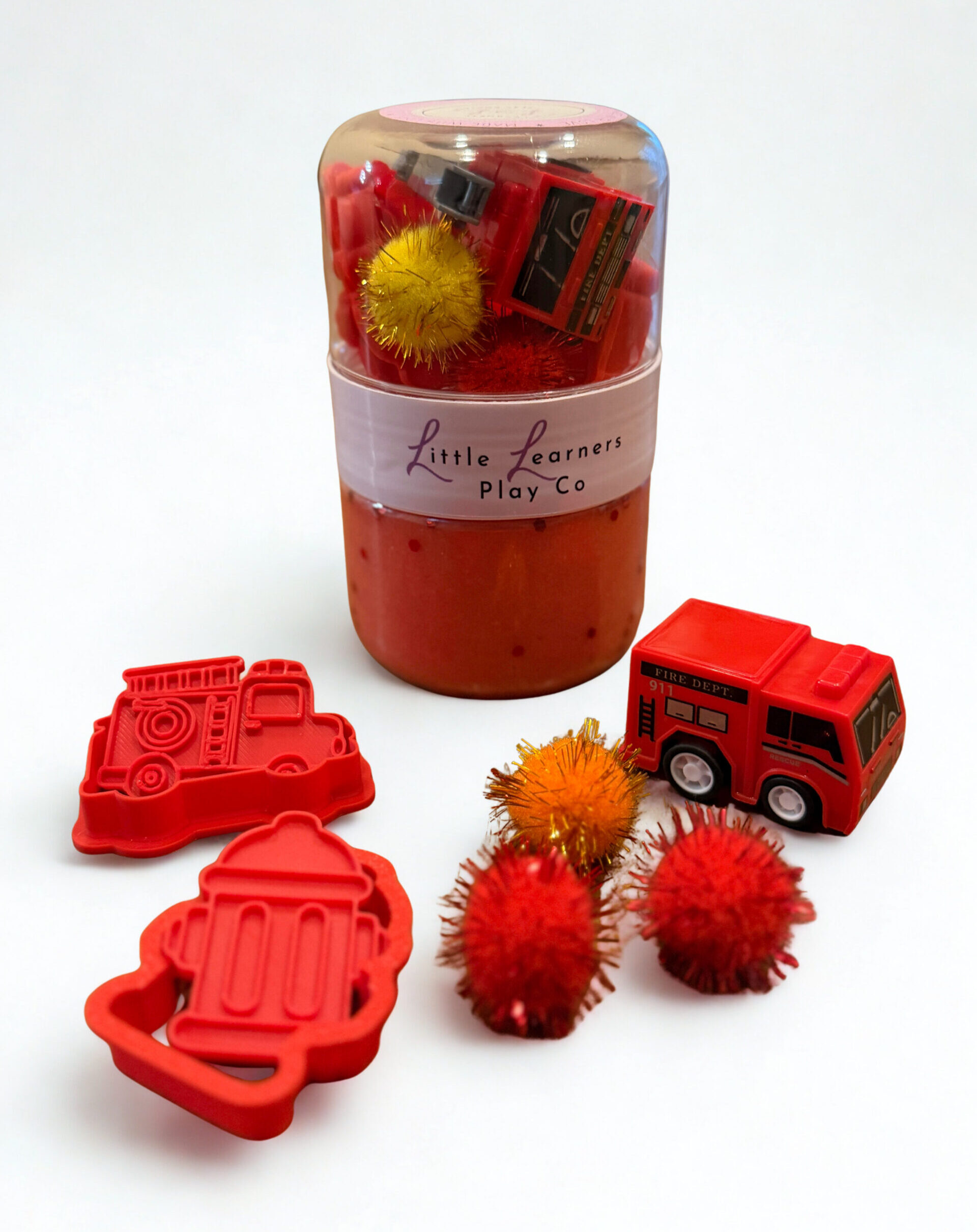 Fire Rescue Dough To-Go Jar - Image 1